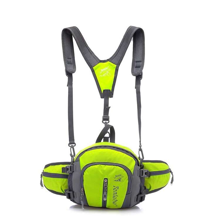 Tanluhu TLH322 Multi-Function Outdoor Waist Bag Hiking Riding Kettle Bag Travel SLR Camera Bag(Rose