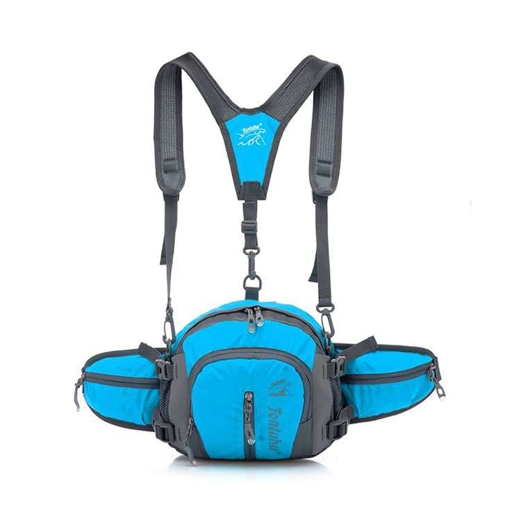 Tanluhu TLH322 Multi-Function Outdoor Waist Bag Hiking Riding Kettle Bag Travel SLR Camera Bag(Rose