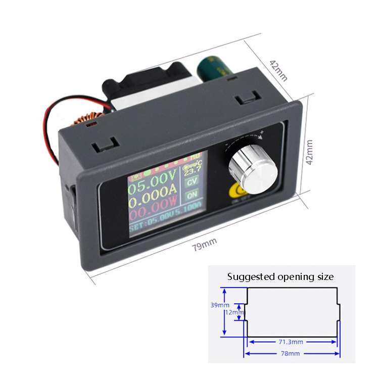 SK3580 Colorful Screen DC 6.0-36V to 0.6-36V 5A Step Down Stabilized Power Supply Constant Voltage C