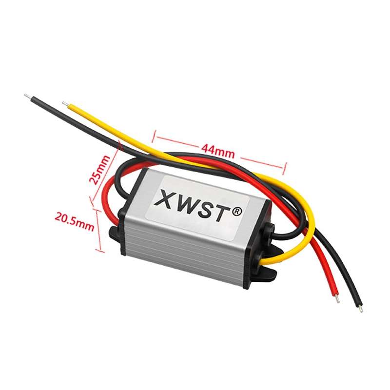 XWST DC 12/24V To 5V Converter Step-Down Vehicle Power Module, Specification: 12V To 5V 5A Small Alu