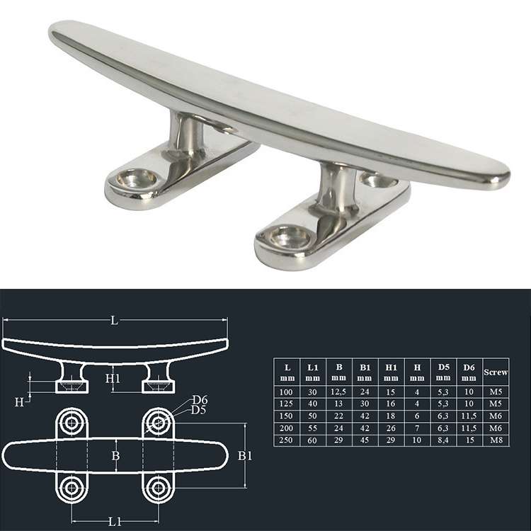 316 Stainless Steel Light-Duty Flat Claw Bolt Speedboat Yacht Ship Accessories, Specification: 200mm