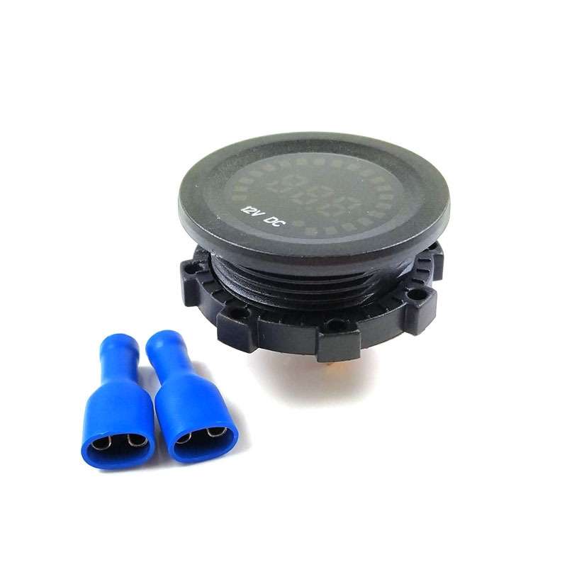 Car Motorcycle Ship Modified Digital DC LED Colorful Screen Voltage Meter, Specification: KWG-D5