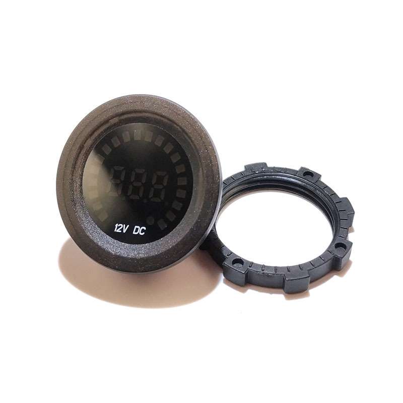 Car Motorcycle Ship Modified Digital DC LED Colorful Screen Voltage Meter, Specification: KWG-D5