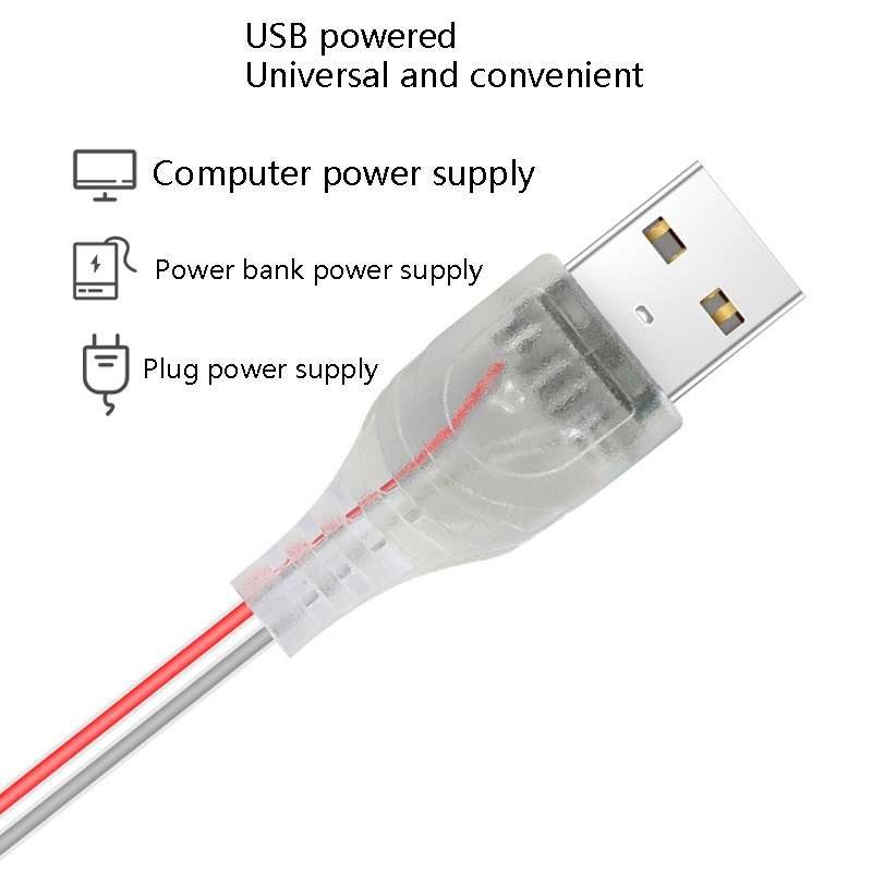 3 PCS 1m Non-waterproof Plant Light Strip LED Planting Filling Light USB Indoor 2835SMD Plant Growth