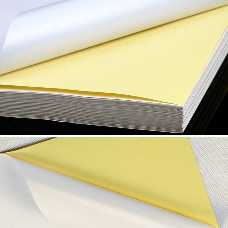 100 Sheets A4 Non-Adhesive Print Paper Blank Writing Adhesive Laser Inkjet Print Label Paper(Glossy
