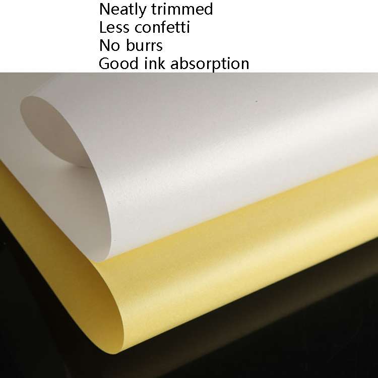 100 Sheets A4 Non-Adhesive Print Paper Blank Writing Adhesive Laser Inkjet Print Label Paper(Glossy