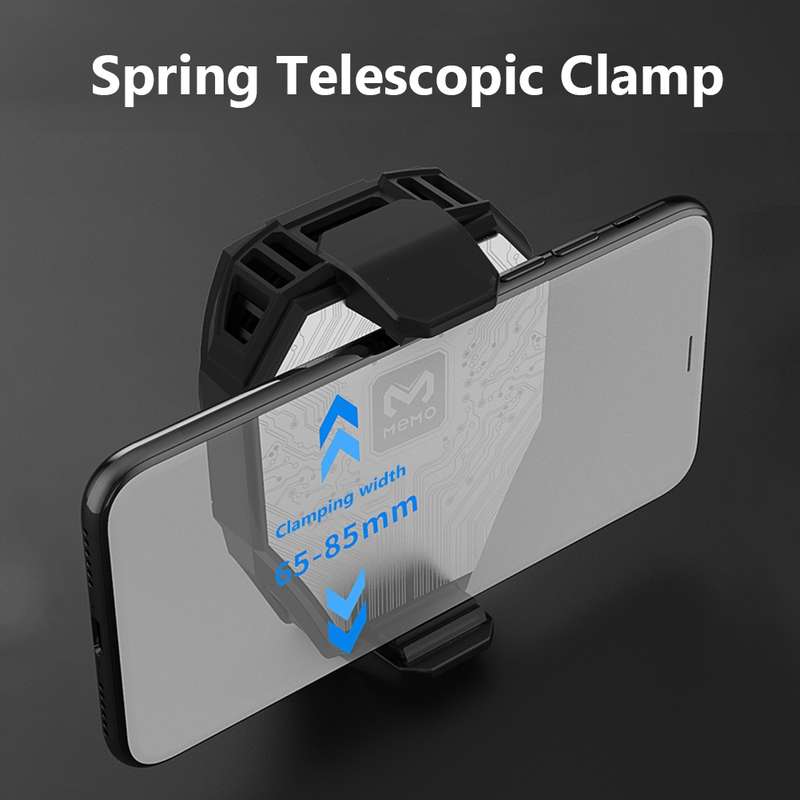 MEMO DL06 Semiconductor Cooling Mobile Phone Radiator with Colorful Lights