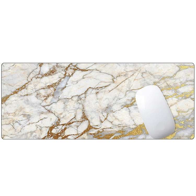 300x700x5mm Marbling Wear-Resistant Rubber Mouse Pad(Tuero Marble)