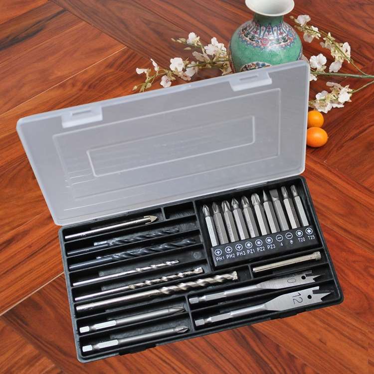 21 PCS / Set Multi-Function Drill High-Speed Steel Twist Drill Group Tool