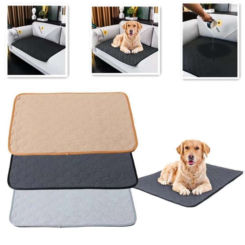 2 PCS 50x40cm Car Pet Injection Pad Waterproof Pad Cat Dog Sofa Waterproof Diapholic Carpet Water Ab