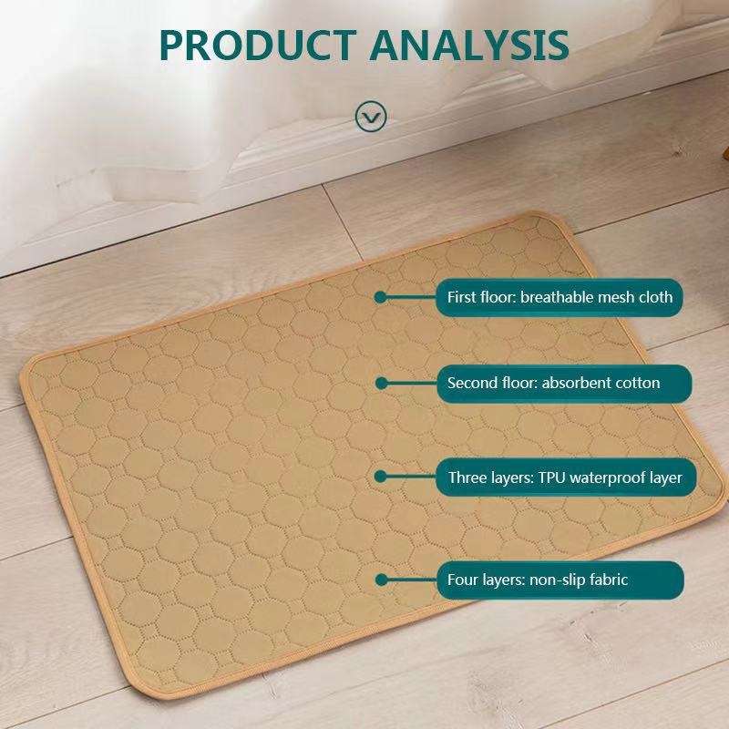 2 PCS 50x40cm Car Pet Injection Pad Waterproof Pad Cat Dog Sofa Waterproof Diapholic Carpet Water Ab