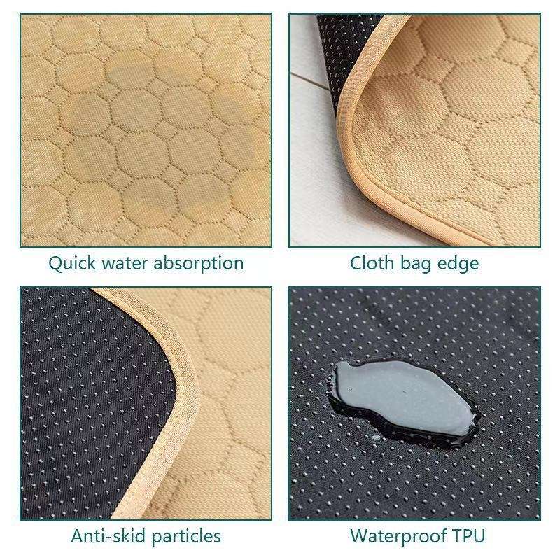 100x67cm Car Pet Injection Pad Waterproof Pad Cat Dog Sofa Waterproof Diapholic Carpet Water Absorbi