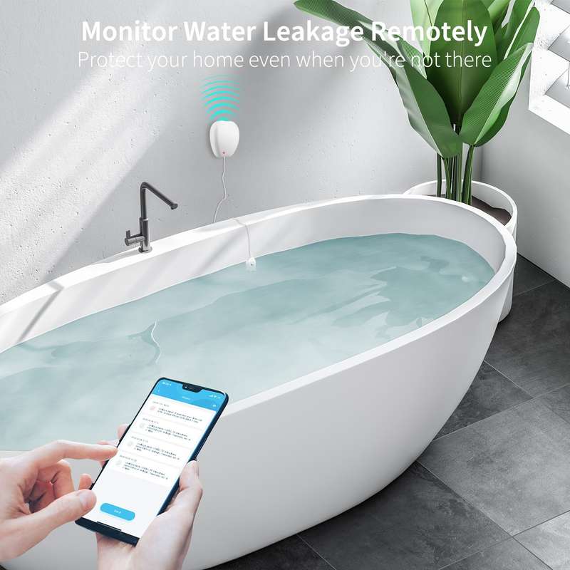 RSH-WL03 Tuya Smart Water Level Alarm WiFi Water Leakage Remote Water Flooding Detector