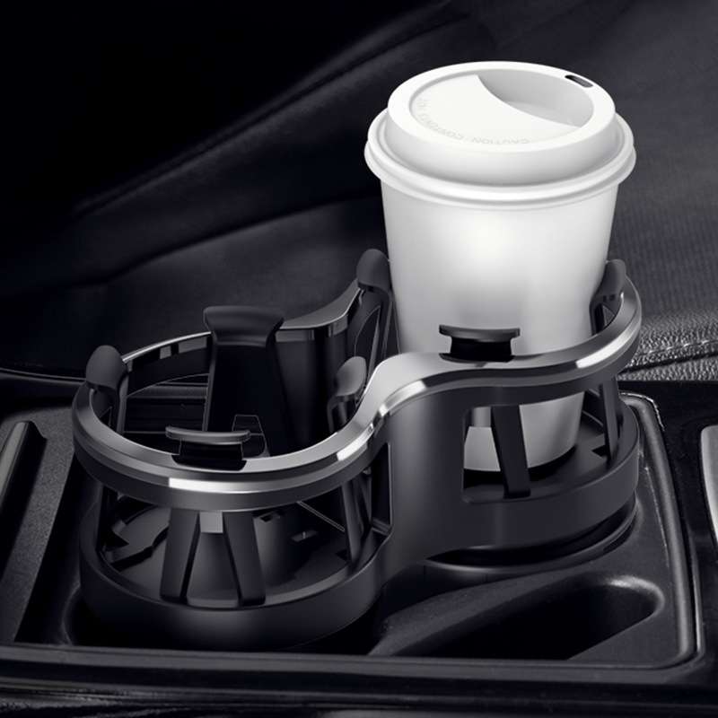 SHUNWEI SD-1038 Car Dual-Hole Water Cup Holder Cola Vacuum Flask Holder One For Two Beverage Ho