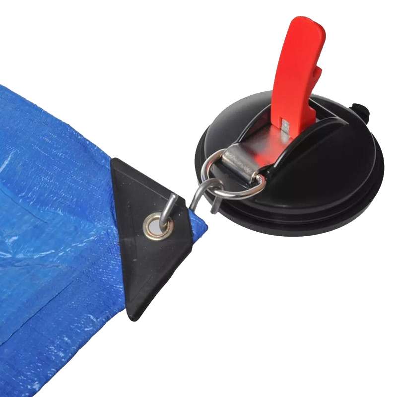 Multi-Function Car Straps Power Suction Cup(Red)