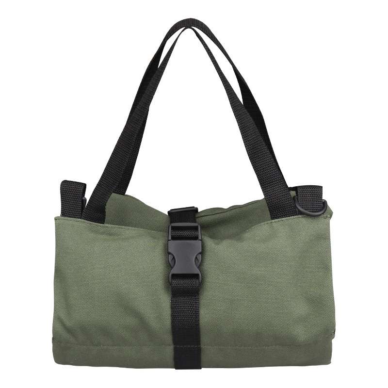 Car Canvas Tool Hanging Bag Electrician Package Car Tool Bag(Black)