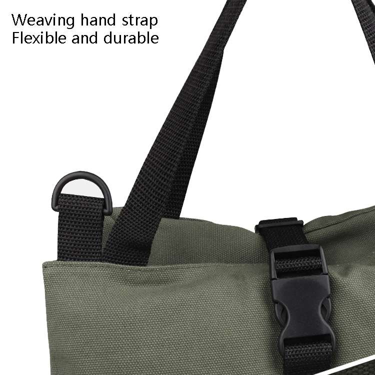 Car Canvas Tool Hanging Bag Electrician Package Car Tool Bag(Black)