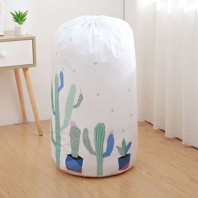 Large-capacity Household Waterproof Moisture-proof Quilt Storage Bag Packing Bag(Striped Deer)
