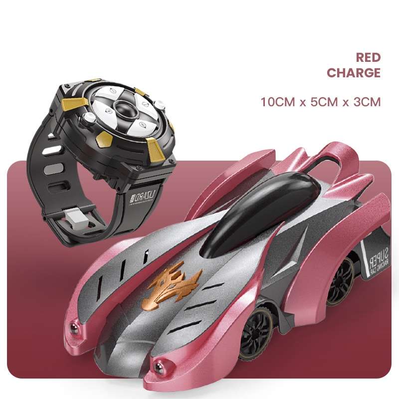 Remote Control Wall Climbing Car Mini Electric Remote Control Car Children Toy(Blue Lightning Handle