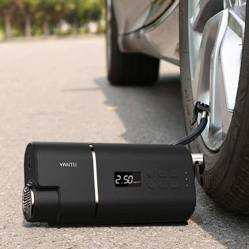 YANTU A31 Car Smart Digital Display Air Pump Electric Portable Tire Pump, Specification Wirele...