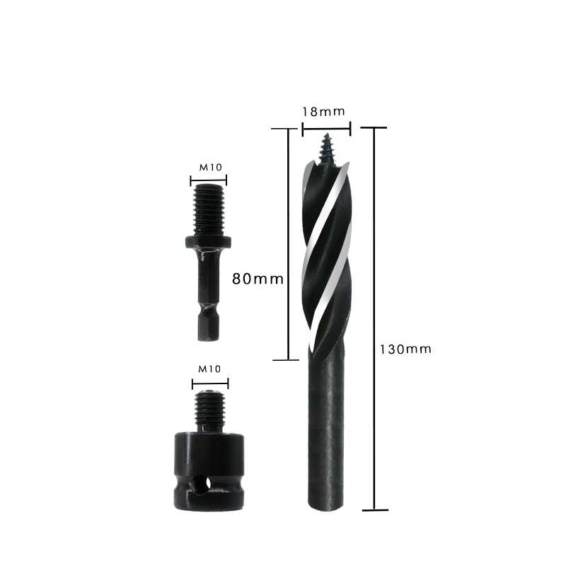 Electric Wrench Hole Opener Woodman Door Lock Rhinestone Drill Template Rejection Drill Bit, Model: