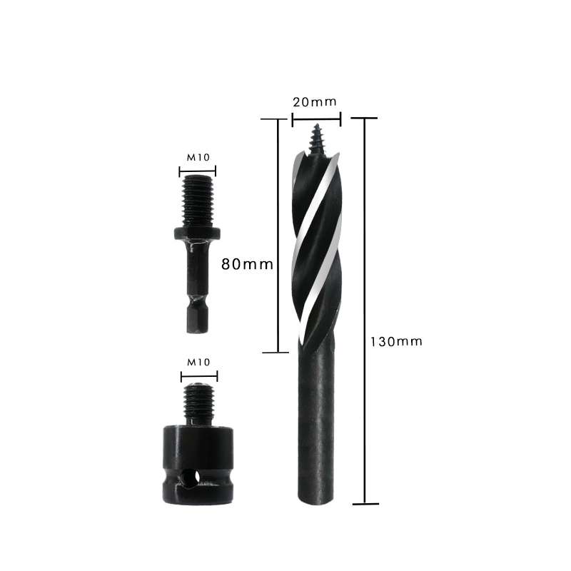 Electric Wrench Hole Opener Woodman Door Lock Rhinestone Drill Template Rejection Drill Bit, Model: