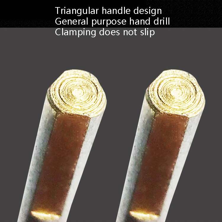 10mm Titanium-Plated King Drill Porcelain Brick Glass Brick Drill Punched Twist Triangle Drill