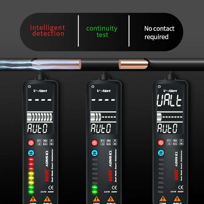 BSIDE Dual-Mode Smart Large-Screen Display Multimeter Electric Pen Portable Voltage Detector, Specif