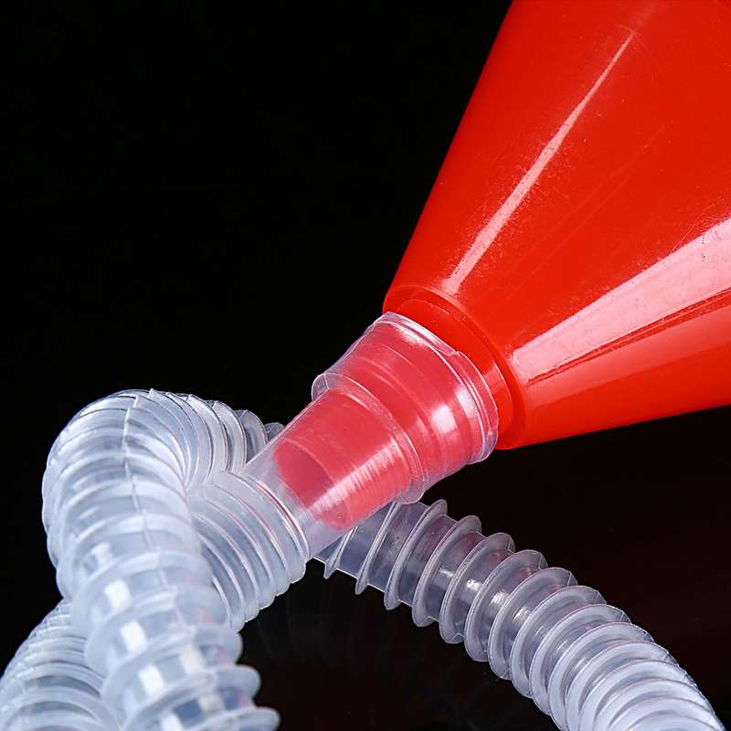 Pour Oil Tool Car Motorcycle Truck Vehicle Plastic Filling Funnel with Soft Pipe
