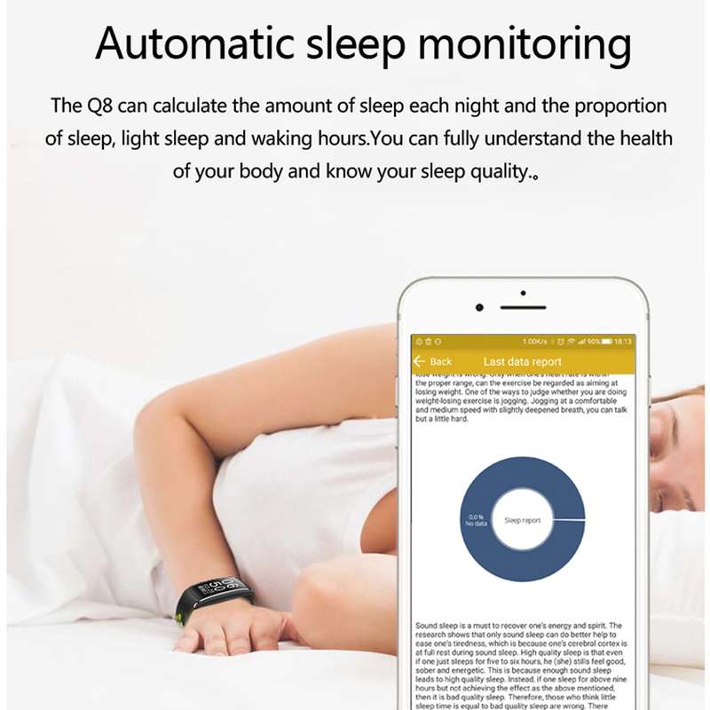 Smart Watch Heart Rate Monitor IP68 Waterproof Fitness Tracker Blood Pressure GPS Bluetooth for Andr