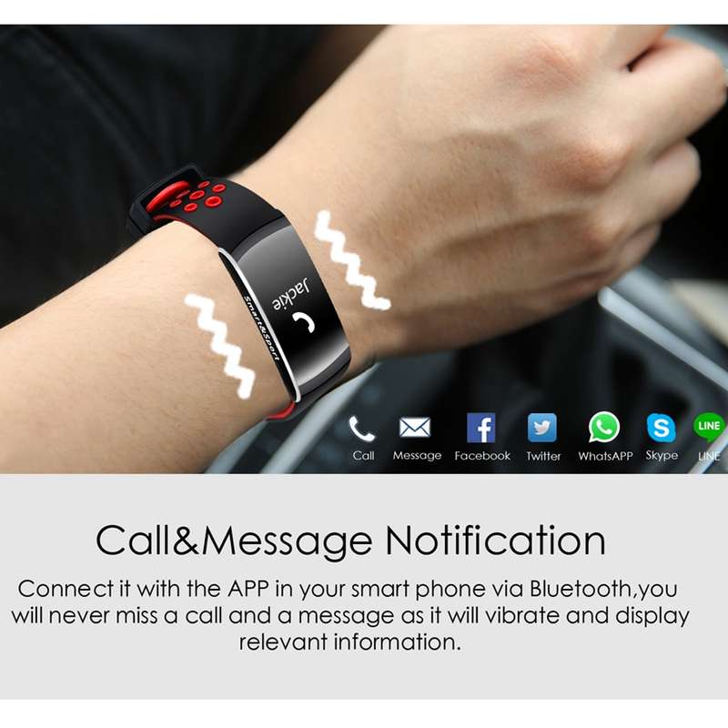 Smart Watch Heart Rate Monitor IP68 Waterproof Fitness Tracker Blood Pressure GPS Bluetooth for Andr