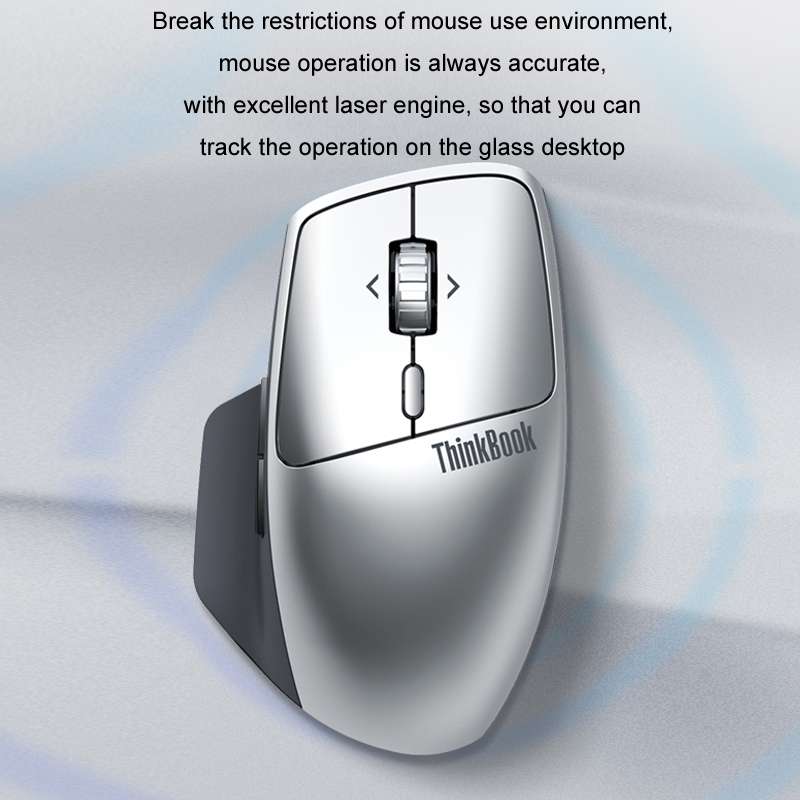 Lenovo ThinkBook Bluetooth Wireless Dual Mode Interactive Design Mouse(Creator)
