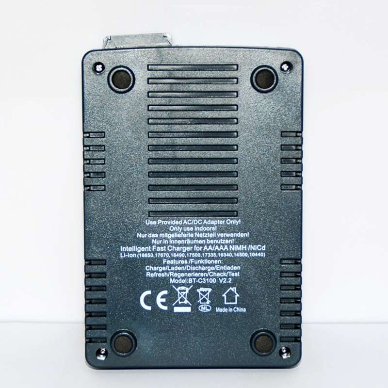 OPUS BT-C3100 Smart Smart Digital Intelligent 4-Slot Battery Charger(UK Plug)