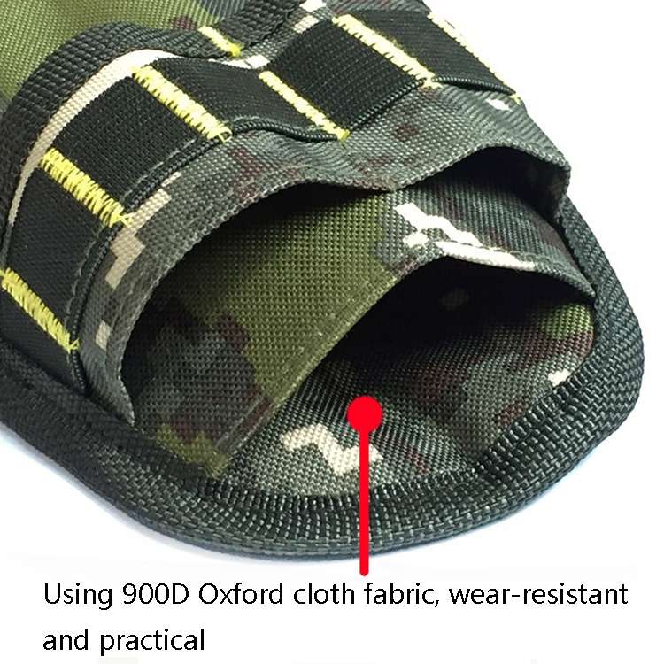 900D Oxford Cloth Kit Waist Bag Electrician Storage Bag, Specification: Black Red Line + Belt