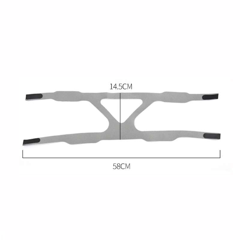 Universal Ventilator Face Elastic Headband Ventilator Mask Fixed Integrated Strap(Black)