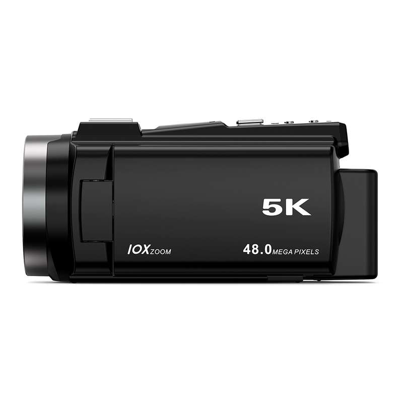 HDV265K 5K 30FPS 3.0-Inch HD Digital 3X Optical Zoom Outdoor Sports DV Camera EU Plug(Black)