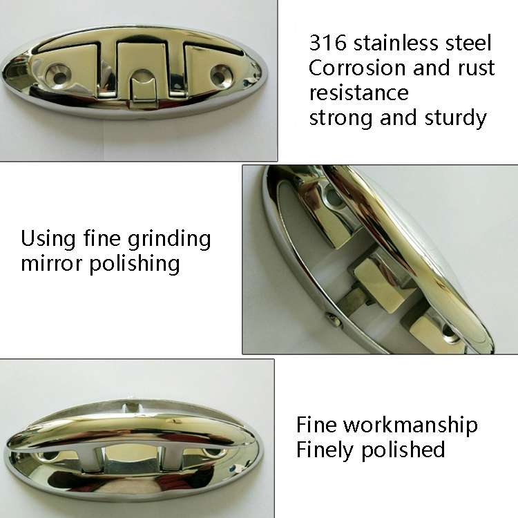 Lifting Cable Bolt 316 Stainless Steel Folding Yacht Splint Lock Bolt, Specification: 6 inch 150mm