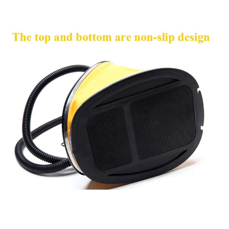 3L Foot Pump Foot-Operated Inflatable Pump for Inflatable Bed / Swimming Ring / Kayak(Yellow)