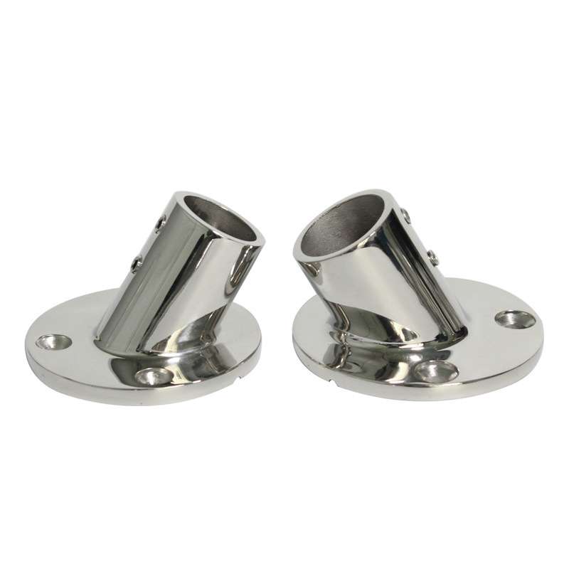 60 Degree Round Pipe Seat 316 Stainless Steel Corrosion-Resistant Marine Tube Seat, Specification: 2