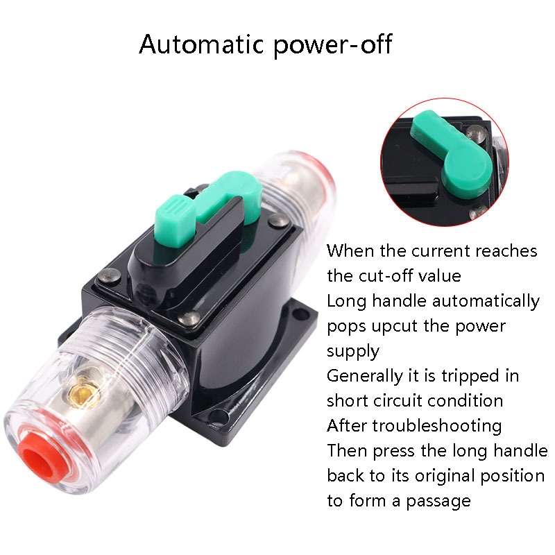 CB9 Car Audio Insurance RV Yacht Circuit Breaker Switch Short Circuit Overload Protection Switch, Sp