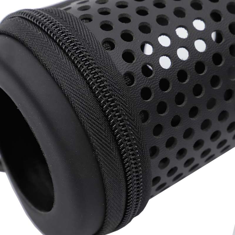 For JBL Flip 5 Bluetooth Speaker Storage Box Kaleidoscope Hollow Protective Cover(Black)
