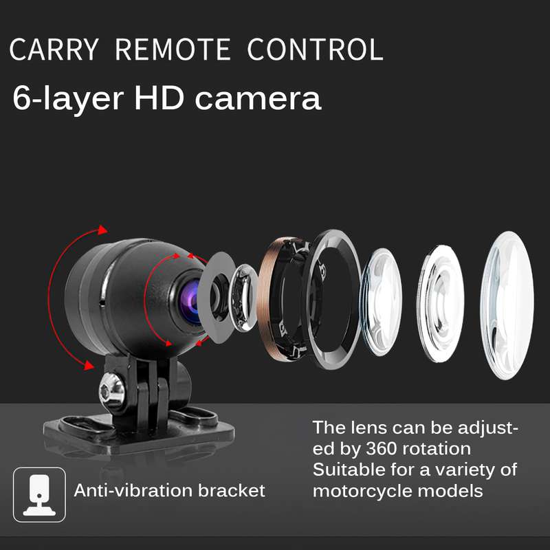 MT35B 1080P Waterproof HD Motorcycle Driving Recorder Mobile Phone Interconnection Locomotive Record