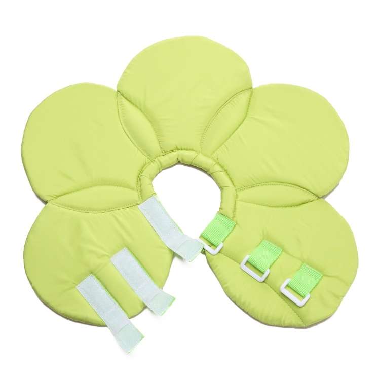 Pet Protection Collar Dog Flower Protection Collar, Specification: M(Rainbow)