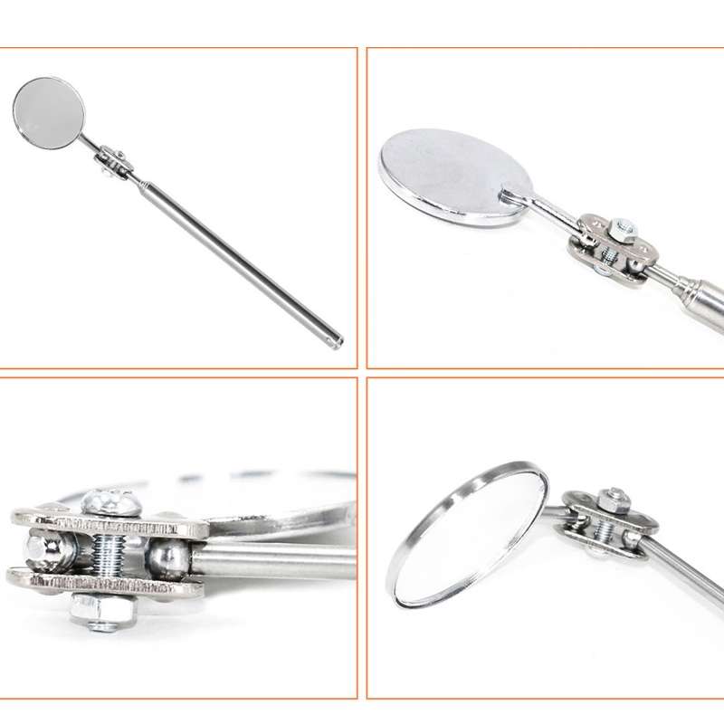 Car Repair Detection Mirror Universal Folding Telescopic Mirror Welding Chassis Inspection Mirror, M