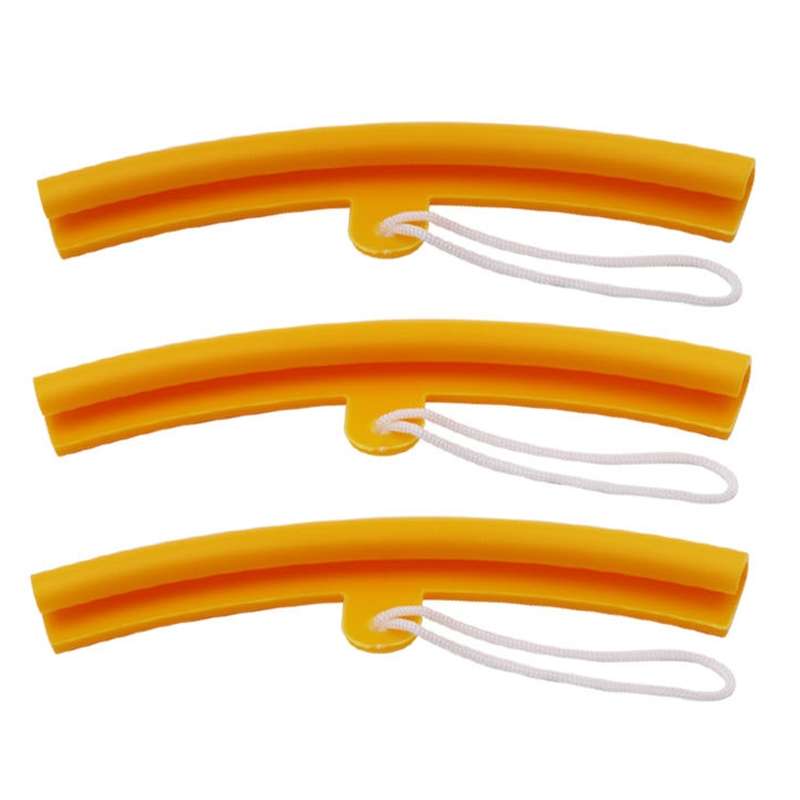 6 PCS Thickening Wear Resistant Scratch-Resistant Tire Wheel Steel Ring Protective Cover(Yellow)
