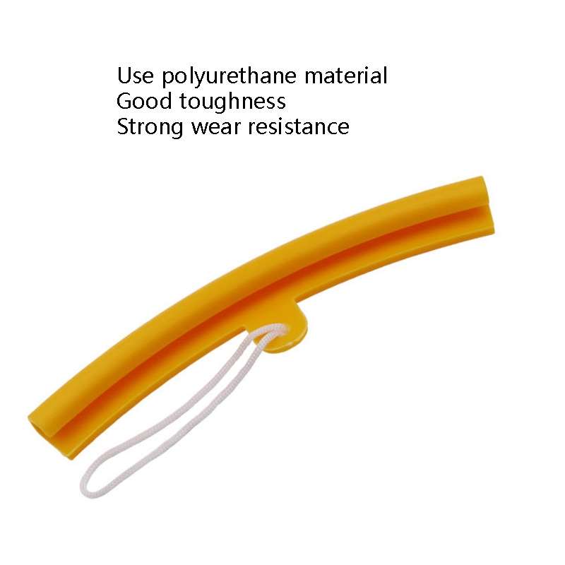 6 PCS Thickening Wear Resistant Scratch-Resistant Tire Wheel Steel Ring Protective Cover(Yellow)