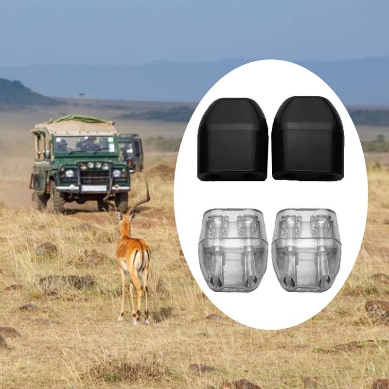 3 Pairs Hidden Animal Drive Car ABS Animal Alarm(Transparent)