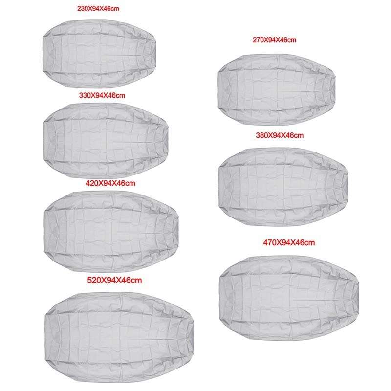 Waterproof Dust-Proof And UV-Proof Inflatable Rubber Boat Protective Cover Kayak Cover, Size: 380x94