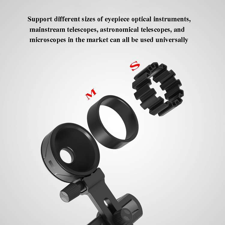 Eyeskey Telescope Phone Holder Camera Holder Telescope Universal Astronomical Mirror Phone Clip, Sha