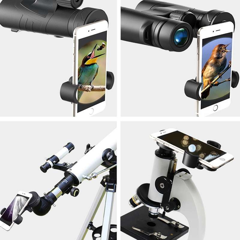 Eyeskey Telescope Phone Holder Camera Holder Telescope Universal Astronomical Mirror Phone Clip, Sha